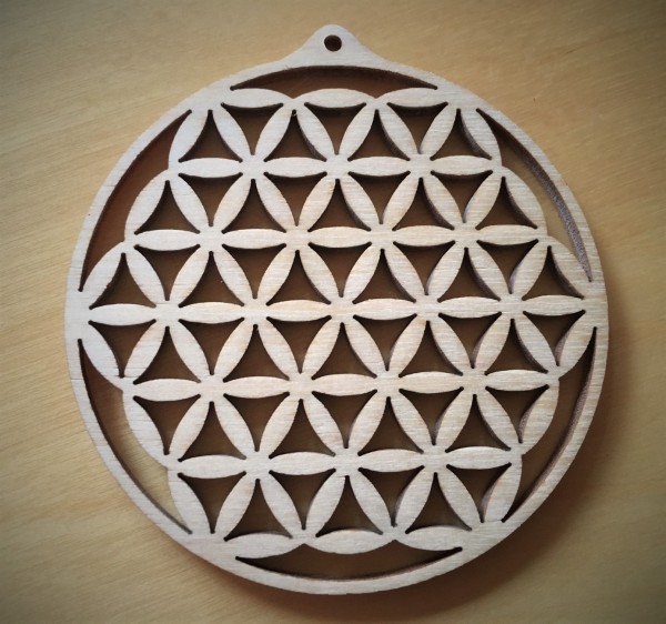 Wandschmuck Blume des Lebens Holz in Größe von 10cm bis 120cm verfügbar