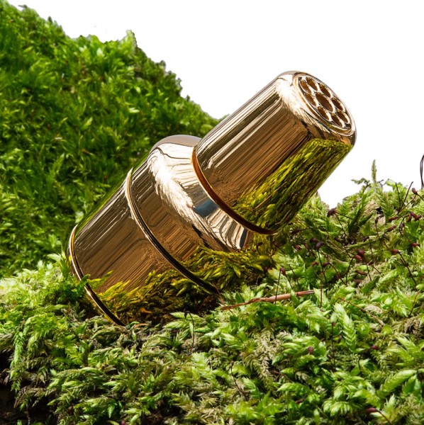 KRISTALLWIRBEL®-KAMMER WASSERVERWIRBLER LIFESOURCE "TRINITY" | BRONZE-GOLD | BASIS-EINHEIT