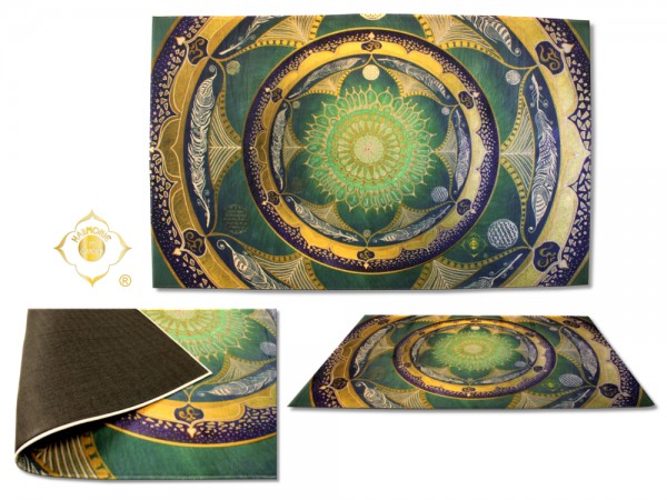 Teppich Harmonie im Ganzen® "Kraft der Worte." verfügbare Größen 70x50cm ; 140x90cm